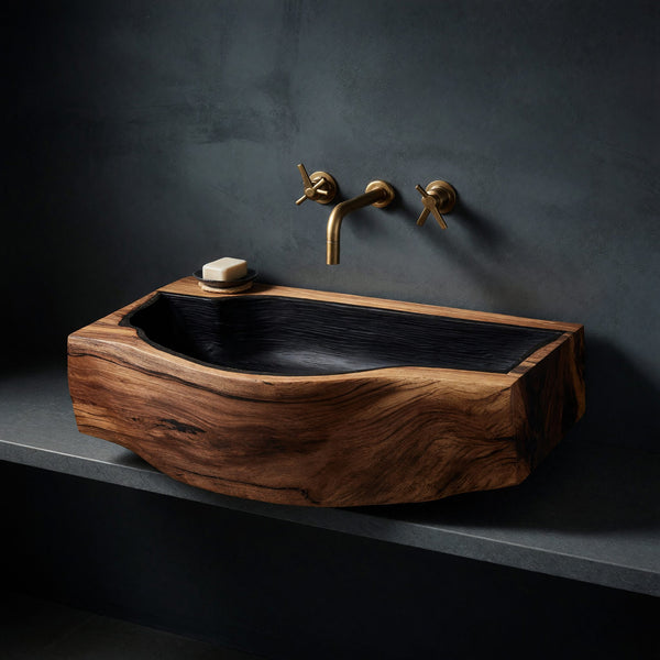 Solid Wood Sink Vanity Solid Bathroom Decor