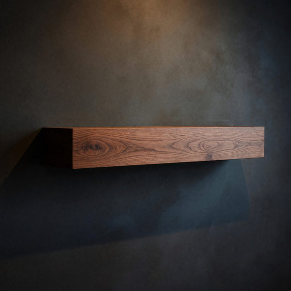 Solid Wood Floating Fireplace Mantel Rustic Shelf Living Room Holiday