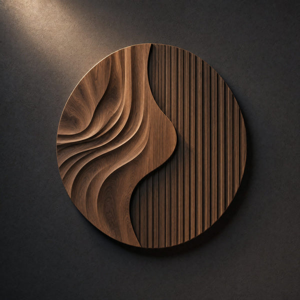 Minimalist Relief Wall Decor For Creative Workspace Interior