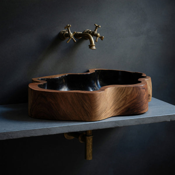 Solid Wood Sink Vanity Solid High End Bathroom