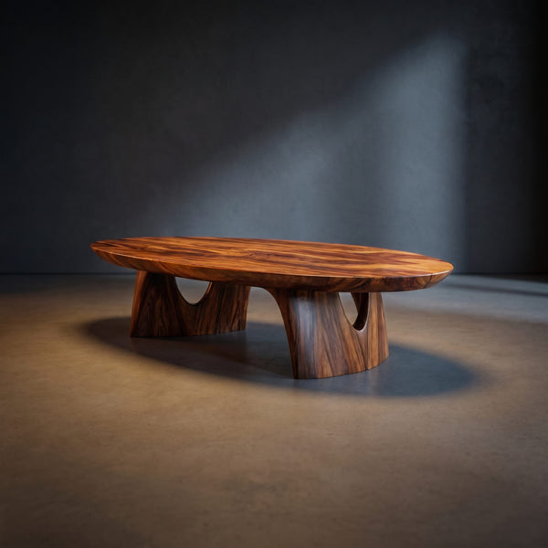 Handcrafted Solid Wood Coffee Table Livingroom Decor Haunted Charm
