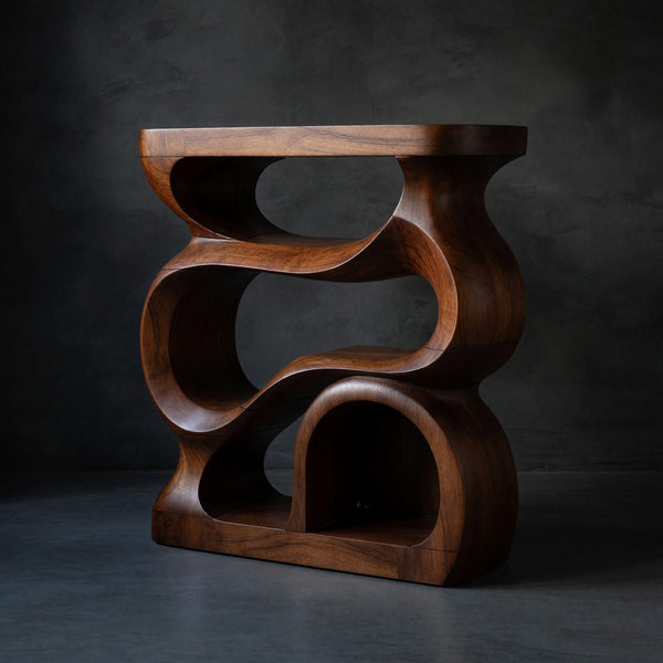 Solid Wood Record Player Stand Turntable With Storage Living Room