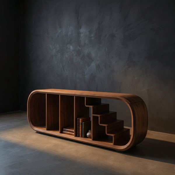 Modern Organic Tv Console For Entertainment Lounge Space