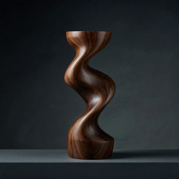 Solid Wood Sculpture Wall Art Farmhouse Solid Abstract Garden