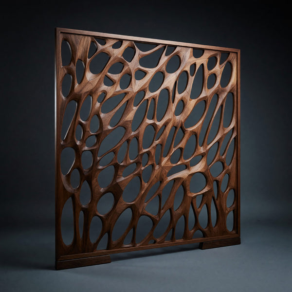 Solid Wood Room Divider Open Space