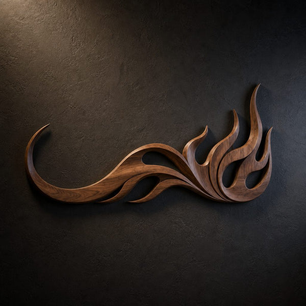 Minimalist Flowing Wall Decor For Wellness Space Interior