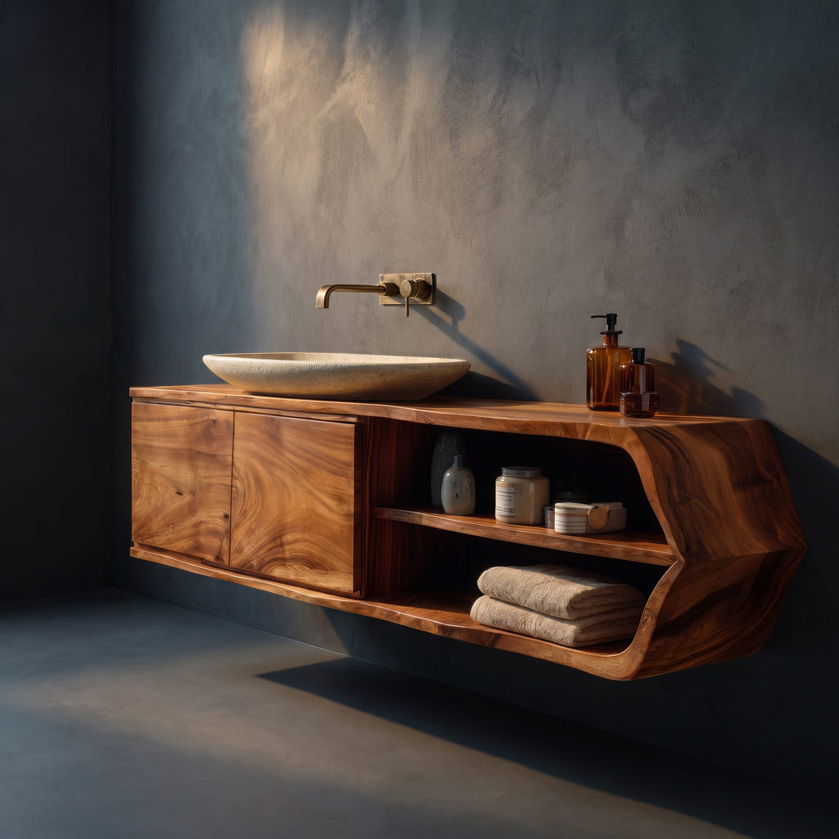 Natural wood grain detail