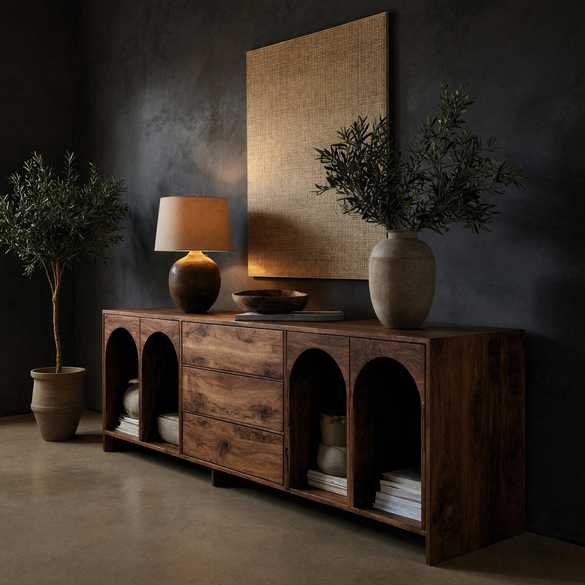 Natural wood grain detail