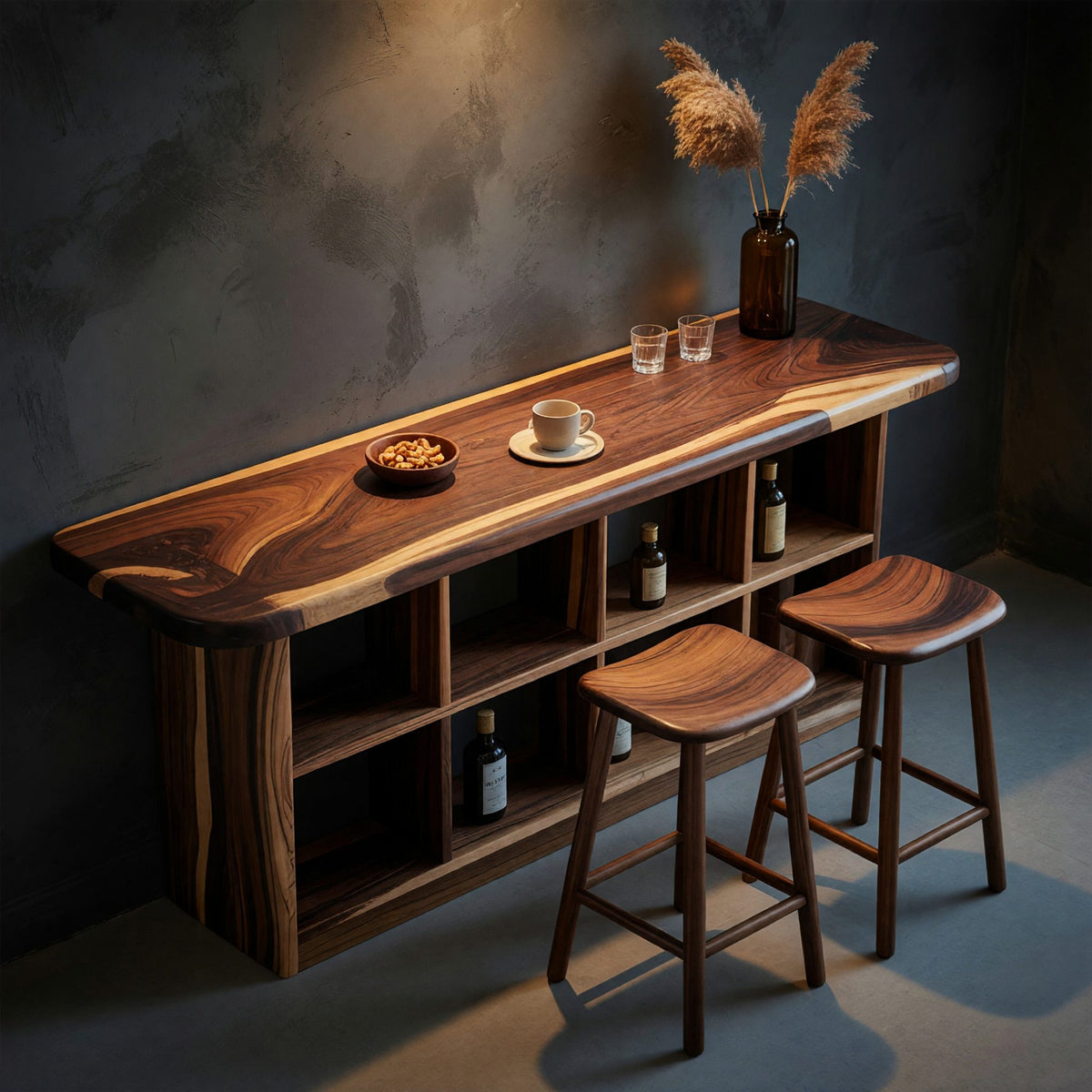Natural wood grain detail
