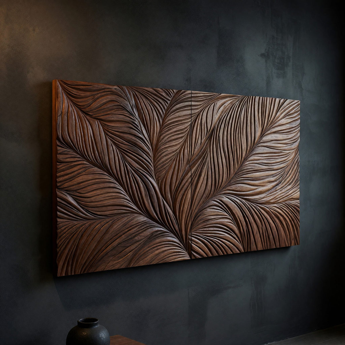 Natural wood grain detail