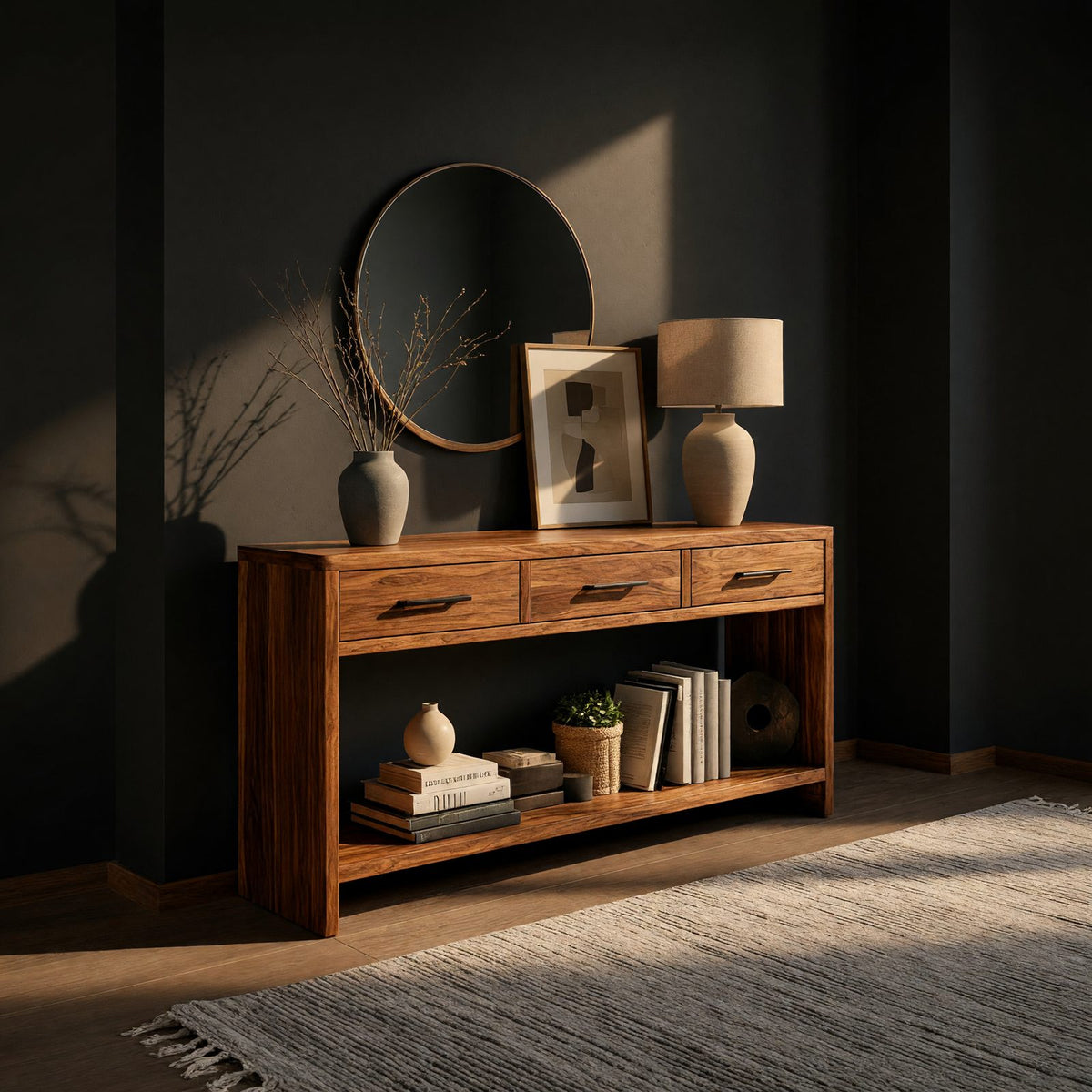 Natural wood grain detail