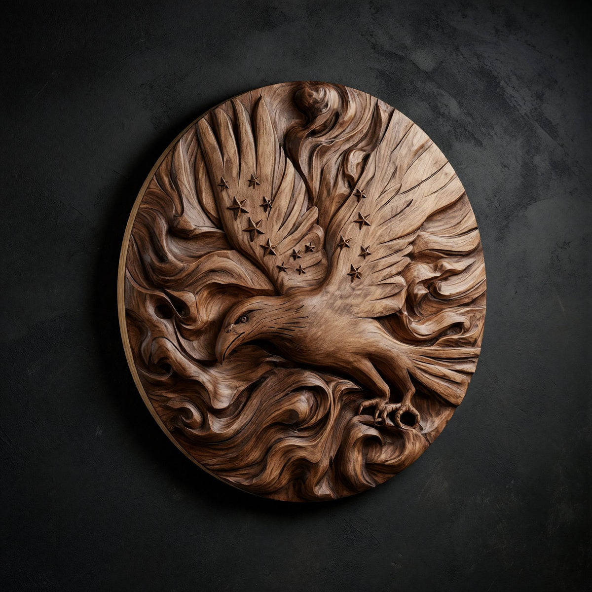 Natural wood grain detail