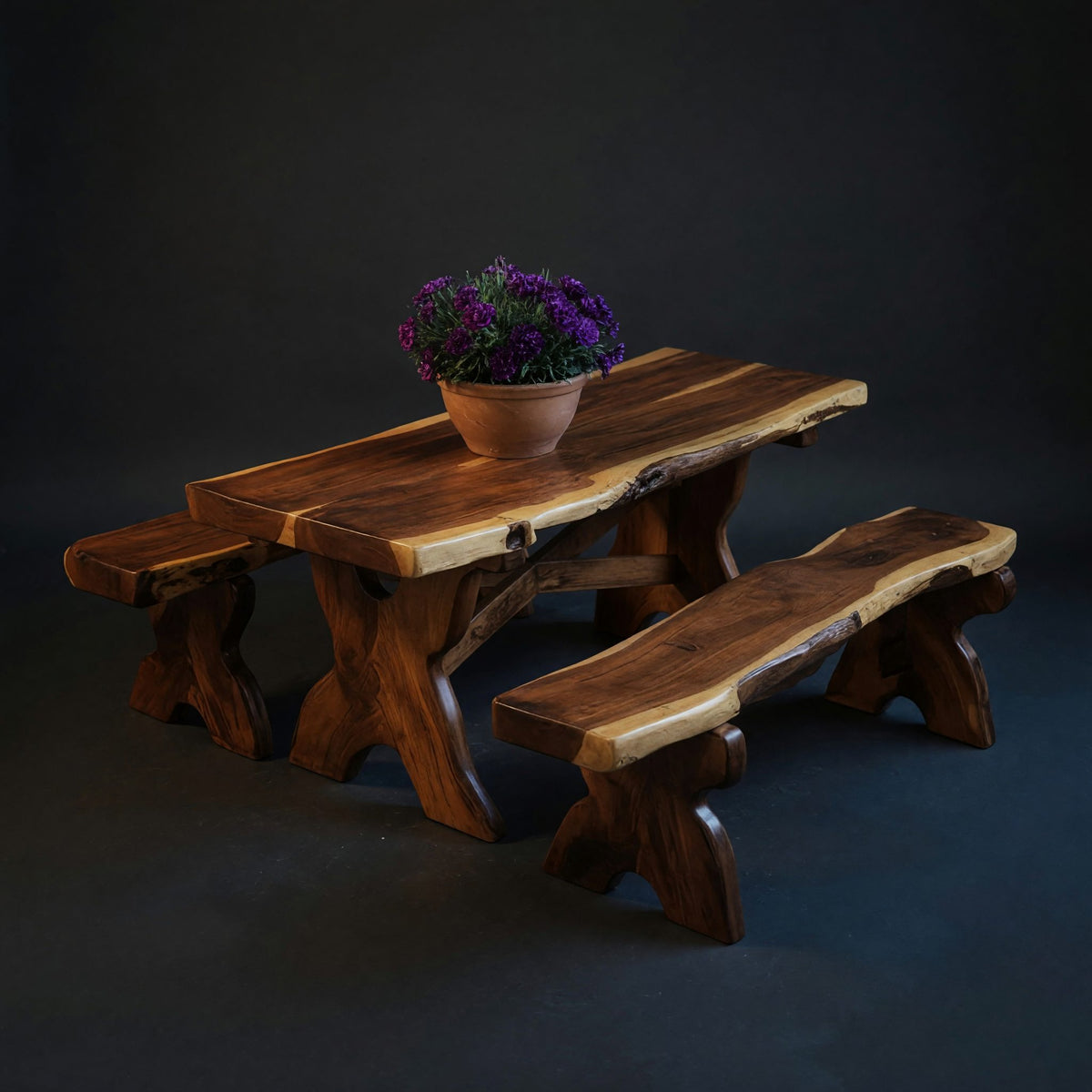 Natural wood grain detail