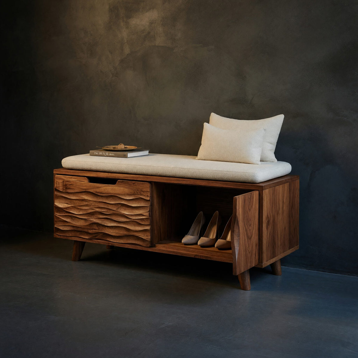 Natural wood grain detail