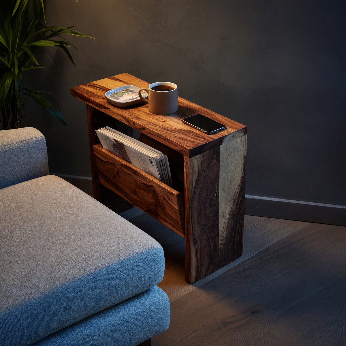 Natural wood grain detail