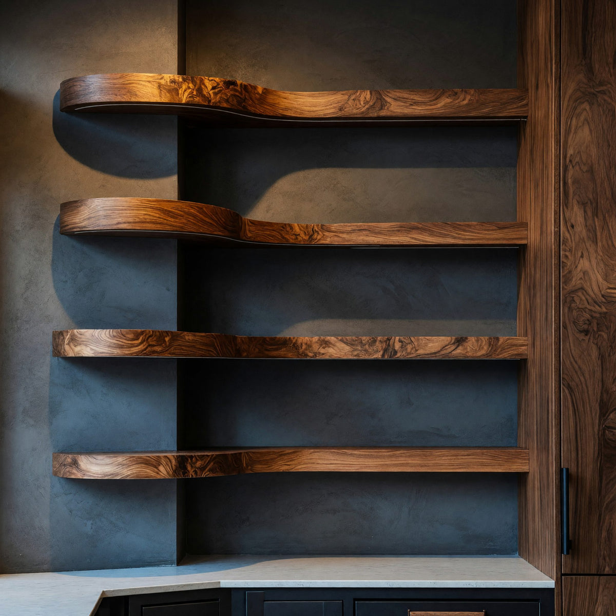 Natural wood grain detail