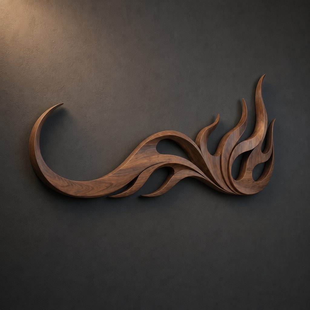 Natural wood grain detail