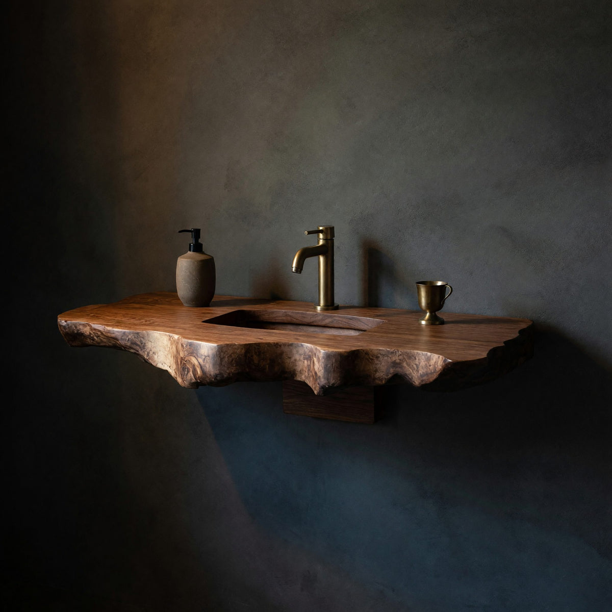 Natural wood grain detail