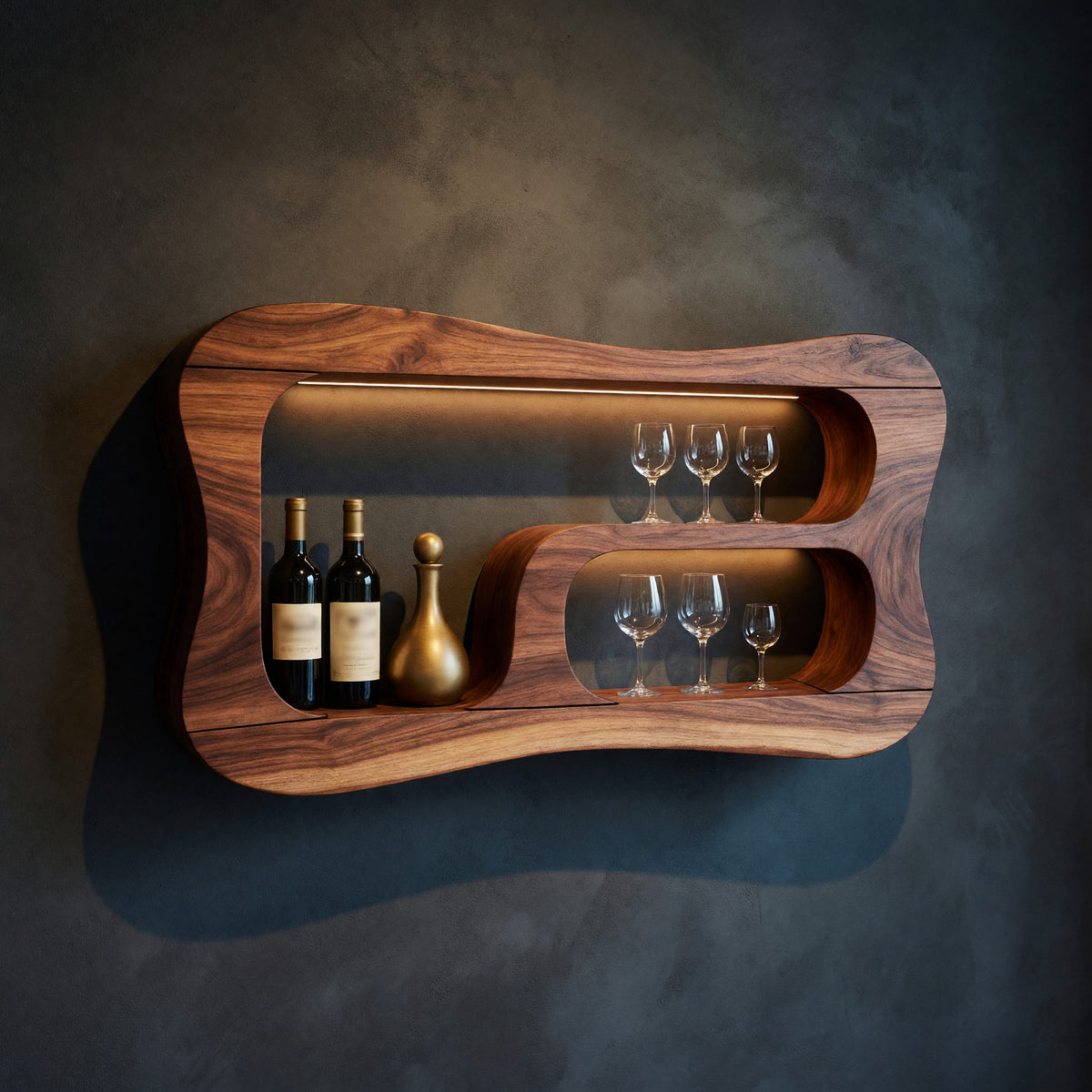 Natural wood grain detail