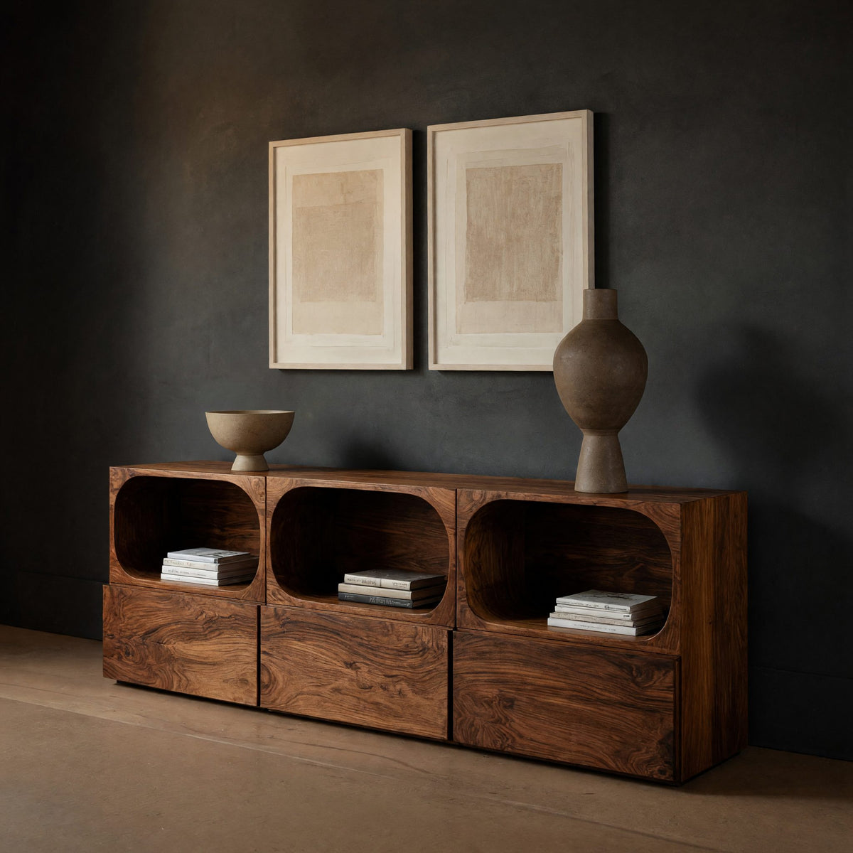 Natural wood grain detail