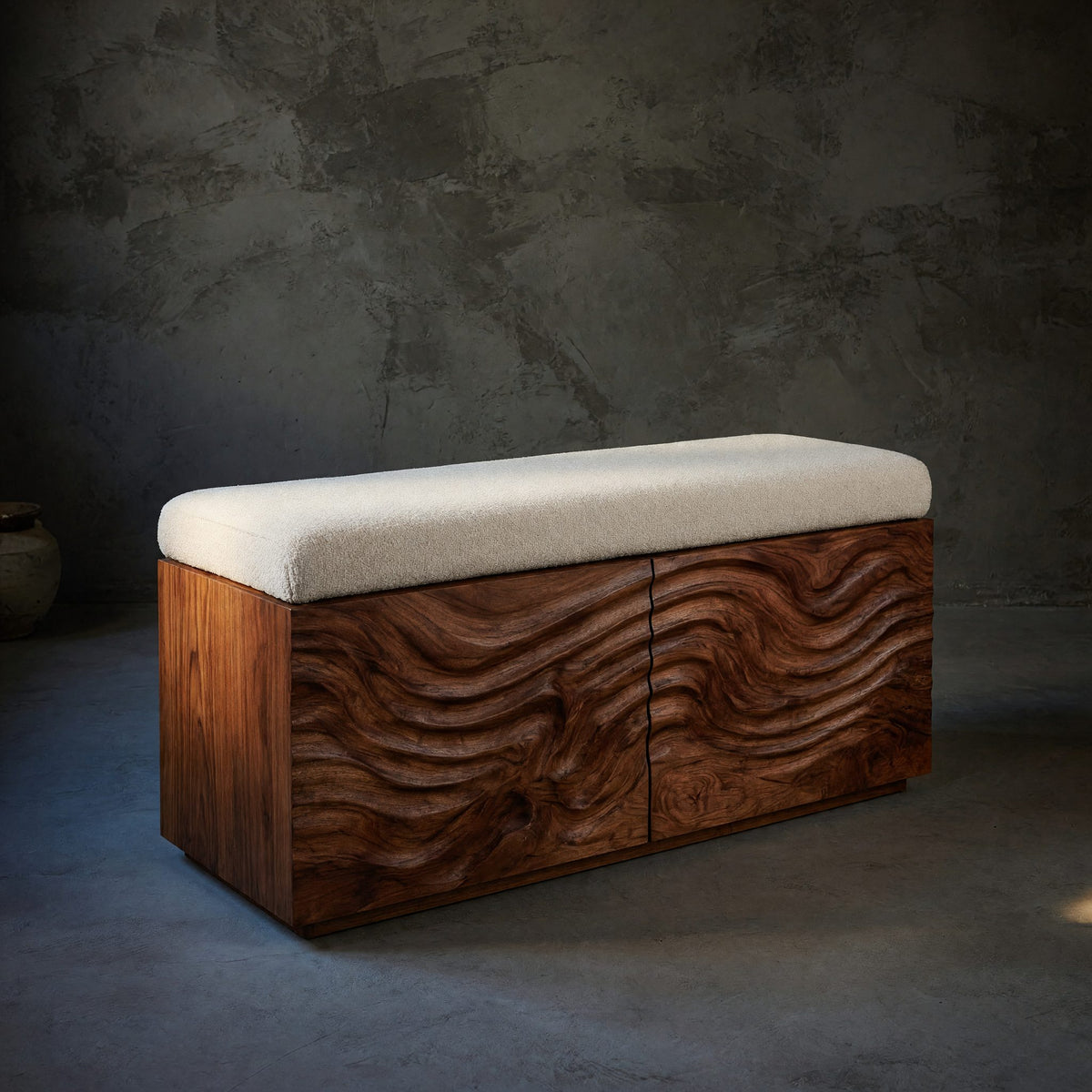 Natural wood grain detail