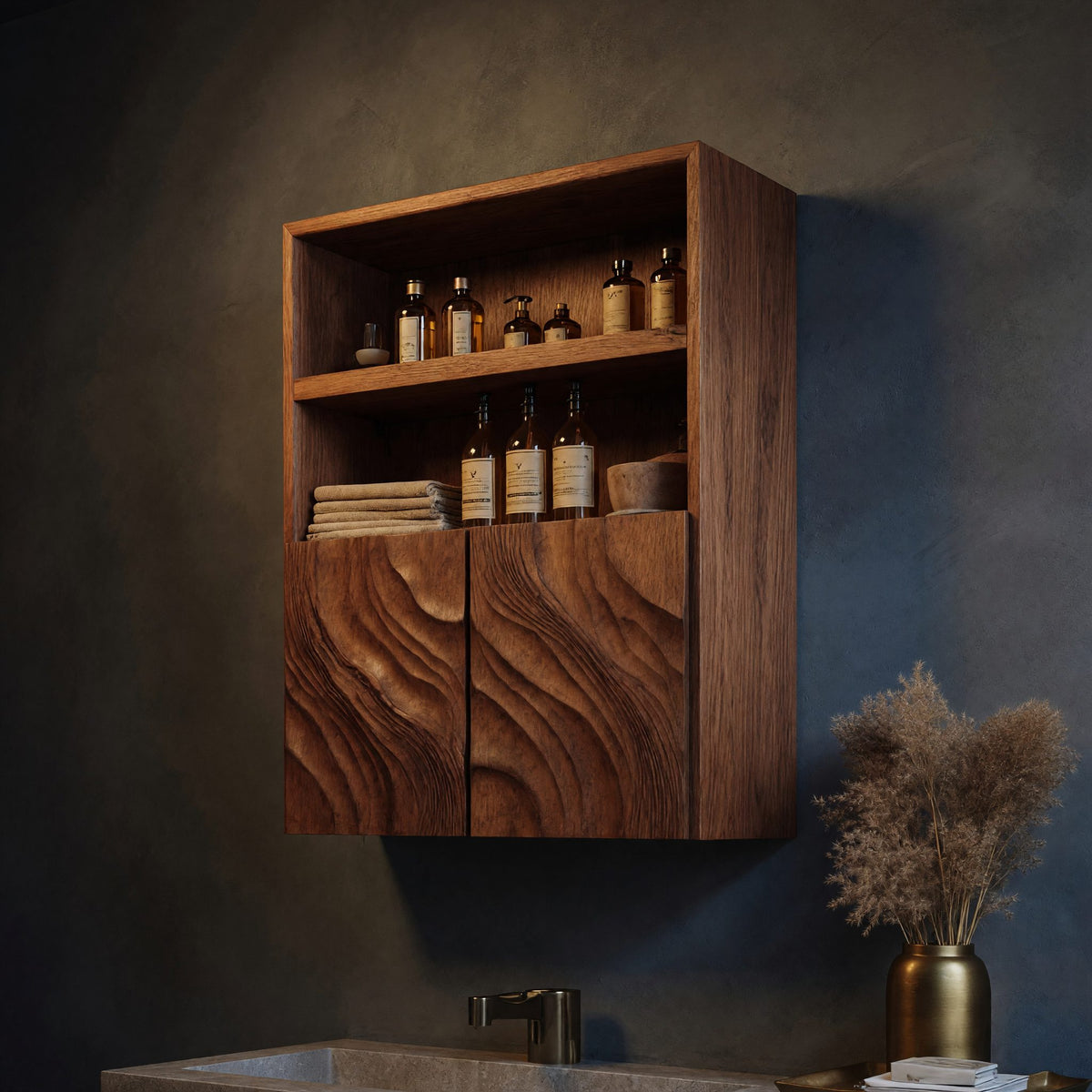 Natural wood grain detail