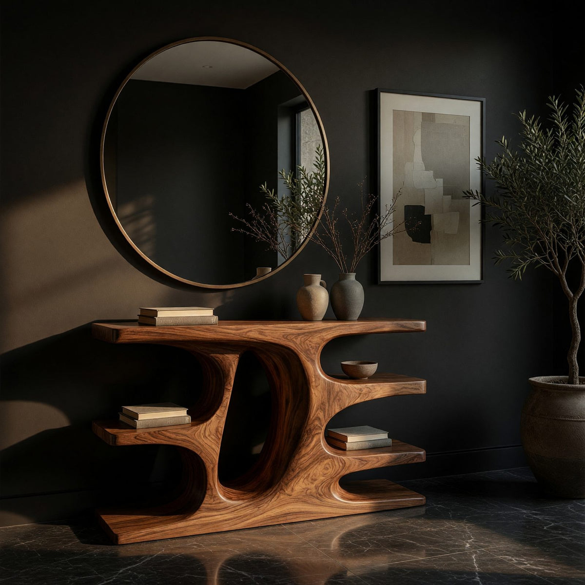Natural wood grain detail