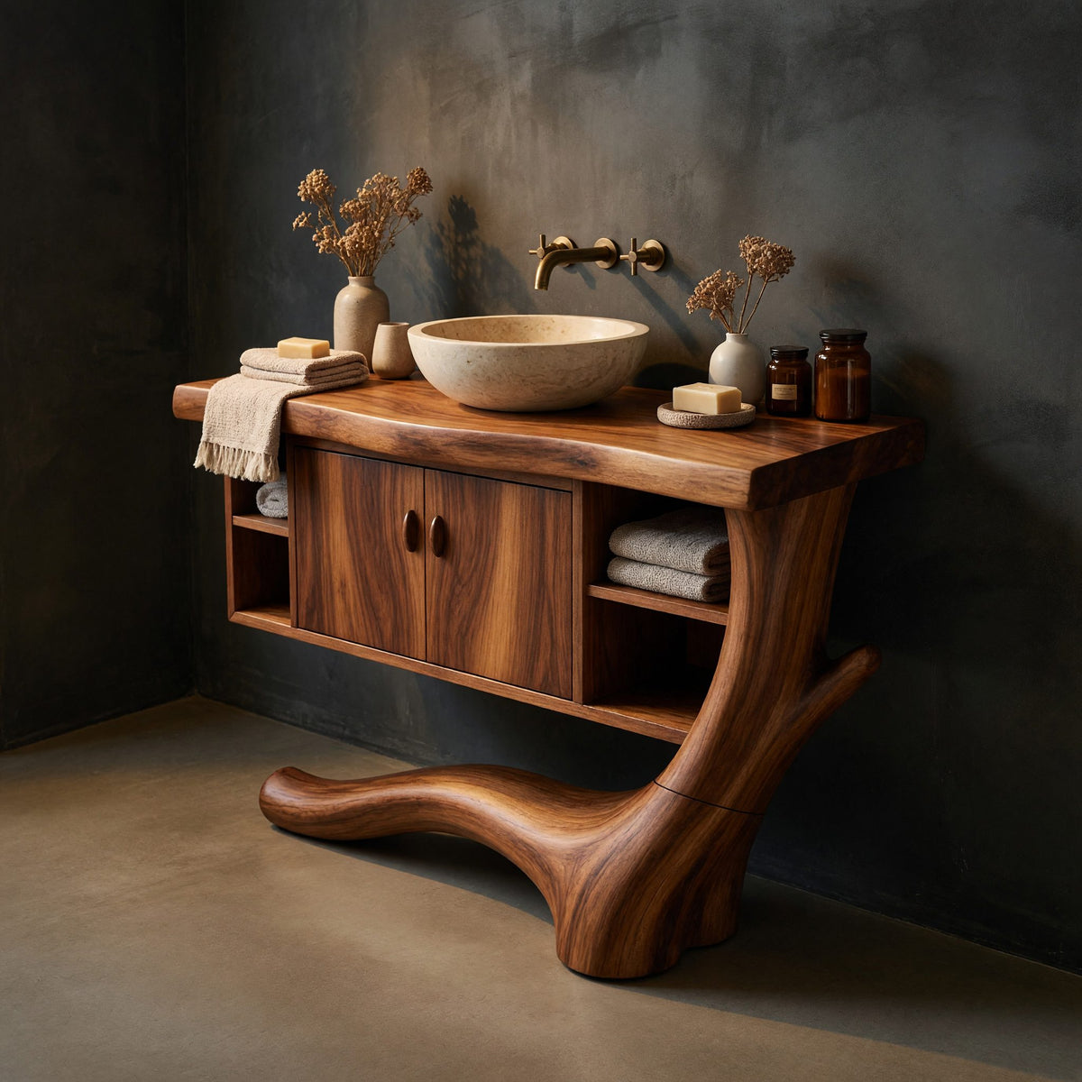 Natural wood grain detail