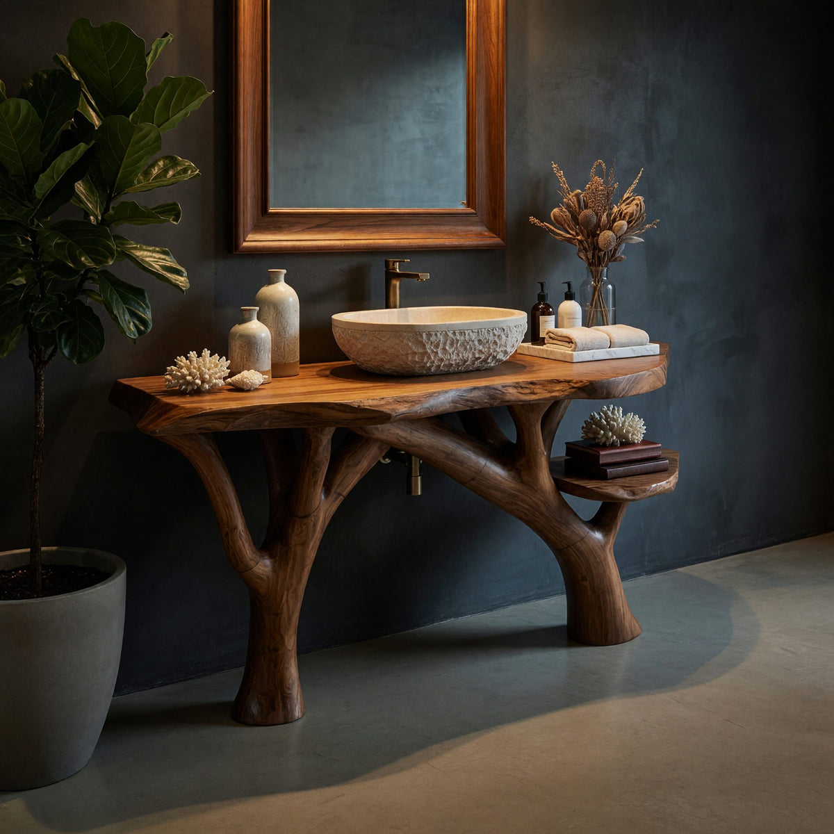 Natural wood grain detail