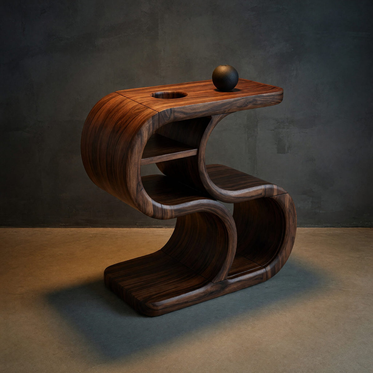 Natural wood grain detail