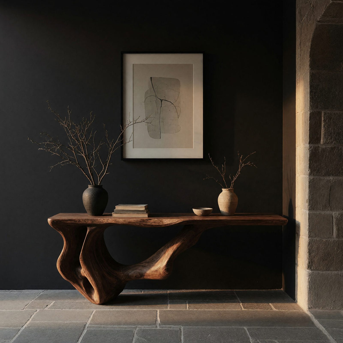 Natural wood grain detail