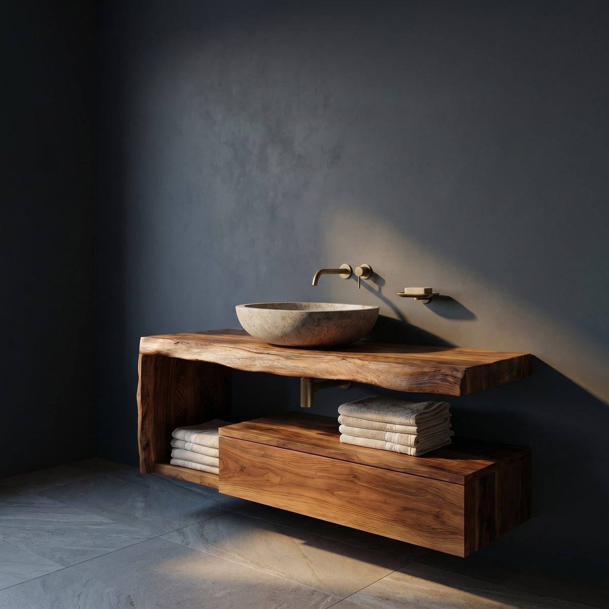 Natural wood grain detail
