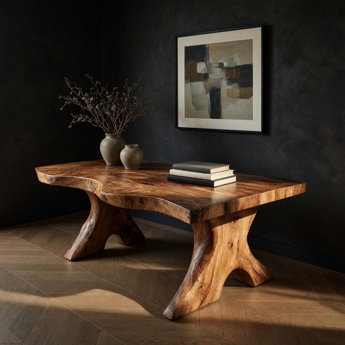 Natural wood grain detail