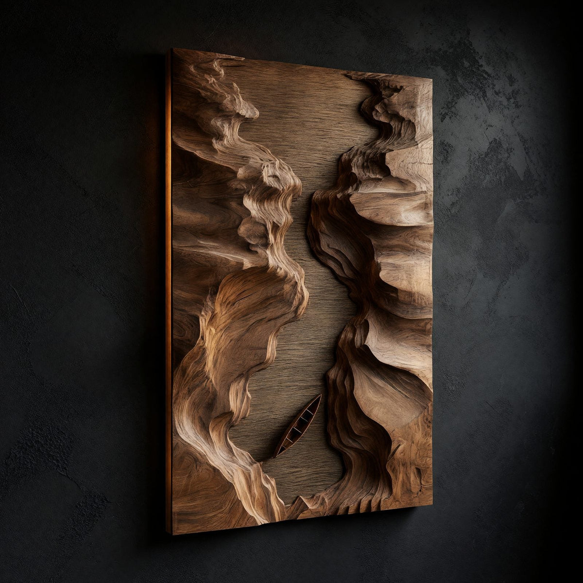 Natural wood grain detail