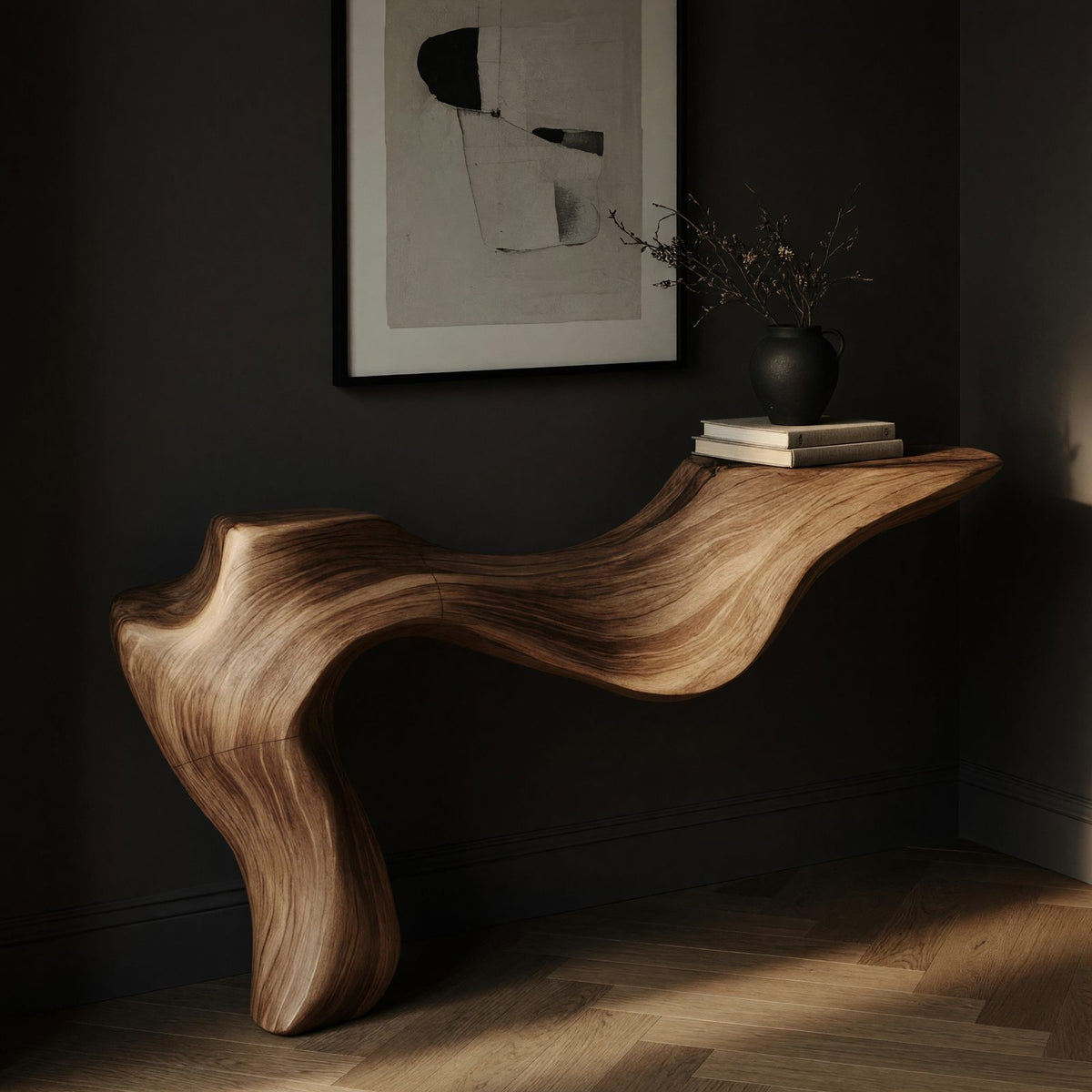 Natural wood grain detail