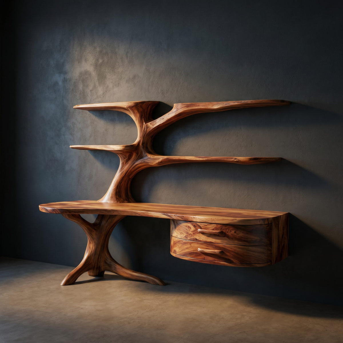 Natural wood grain detail