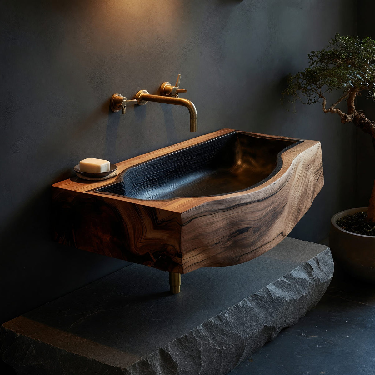 Natural wood grain detail