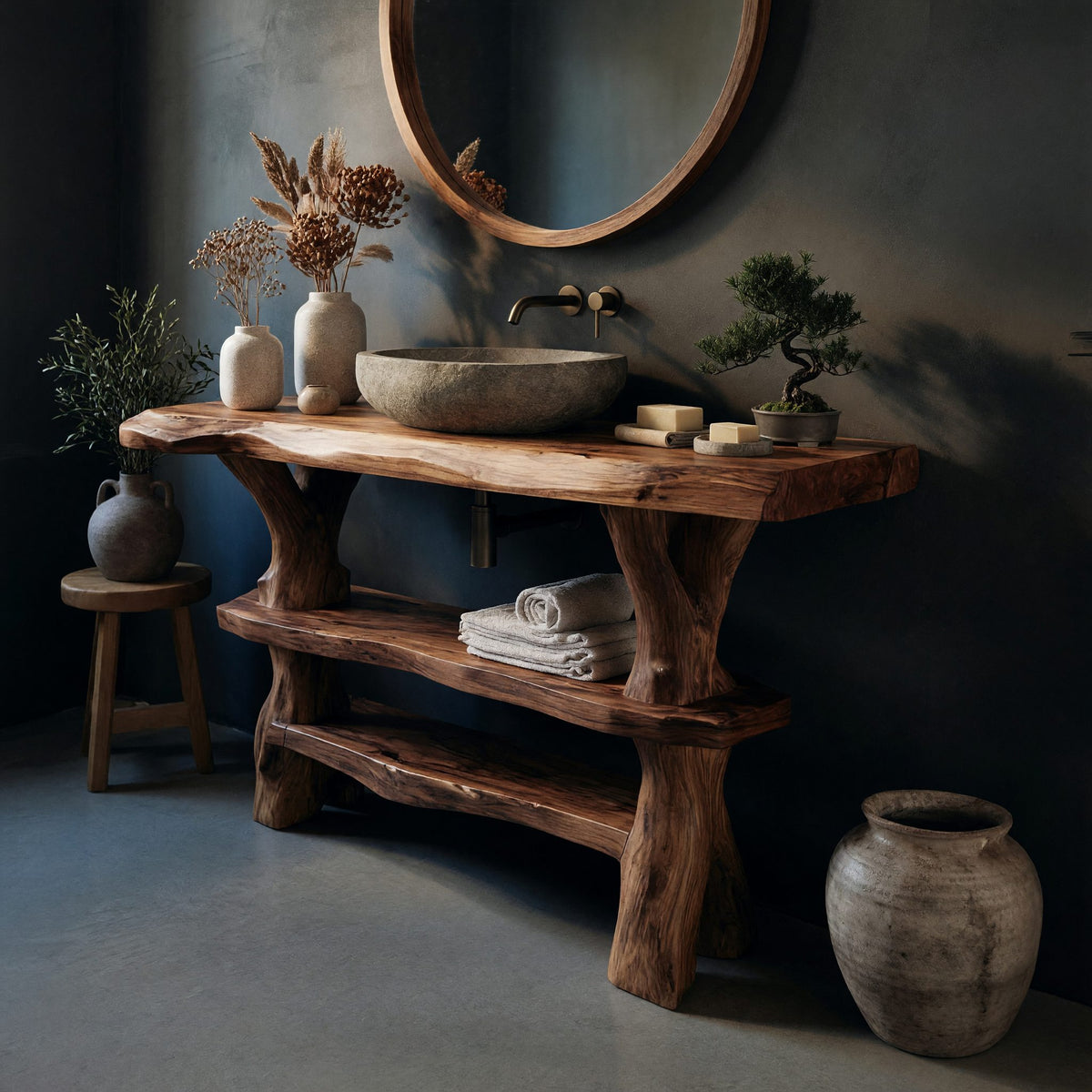 Natural wood grain detail