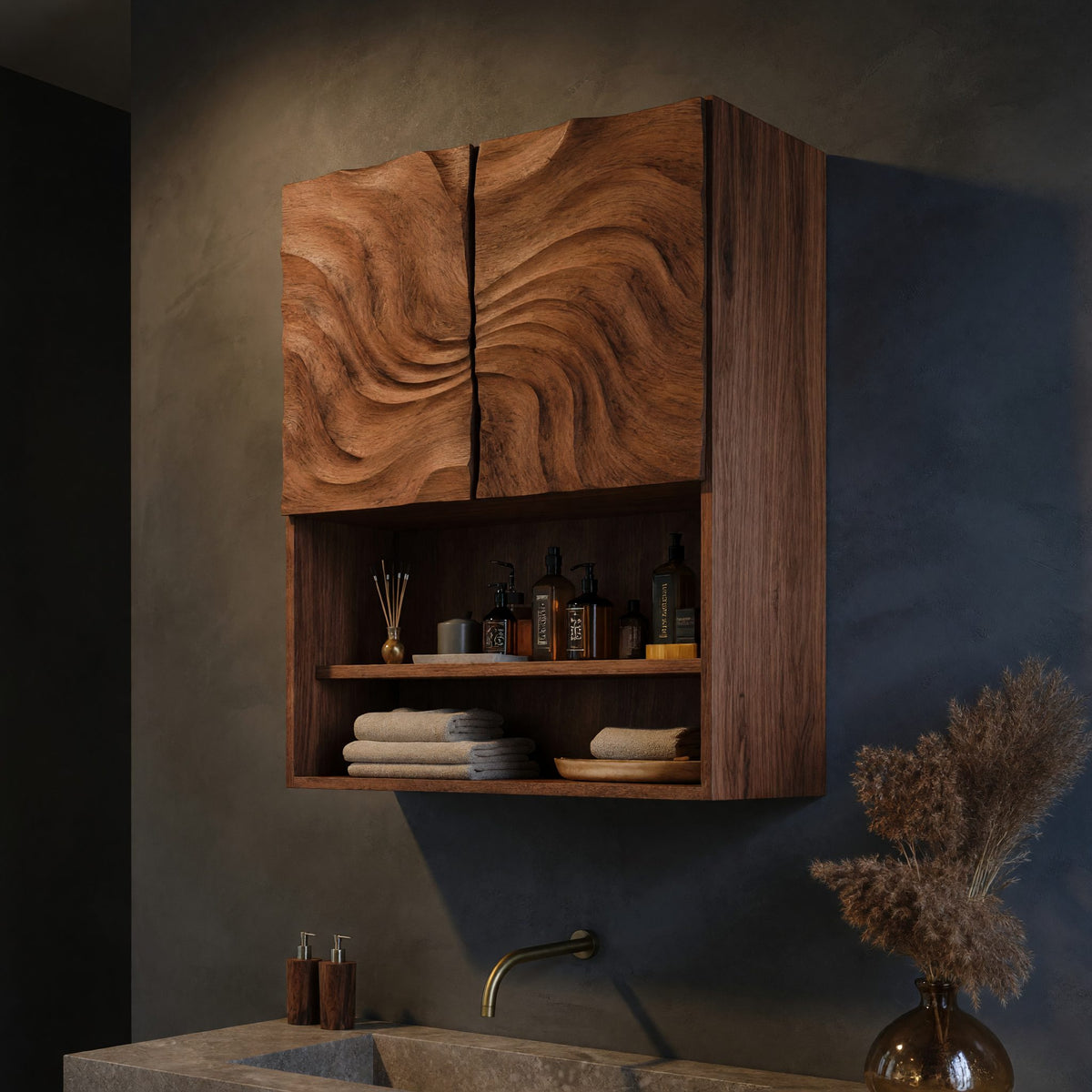 Natural wood grain detail