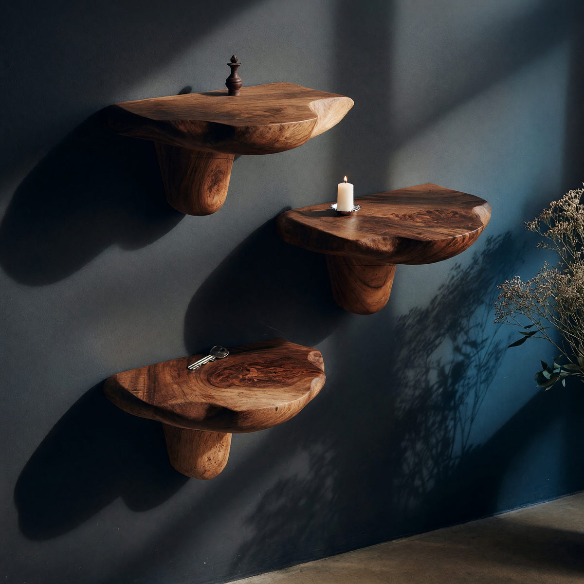Natural wood grain detail