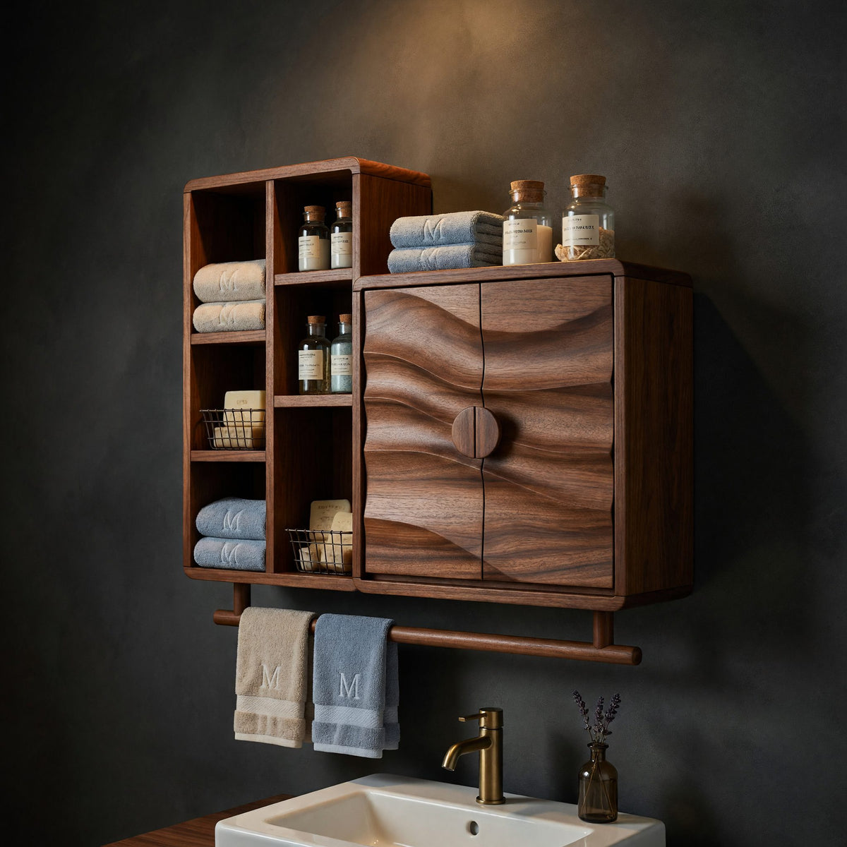 Natural wood grain detail
