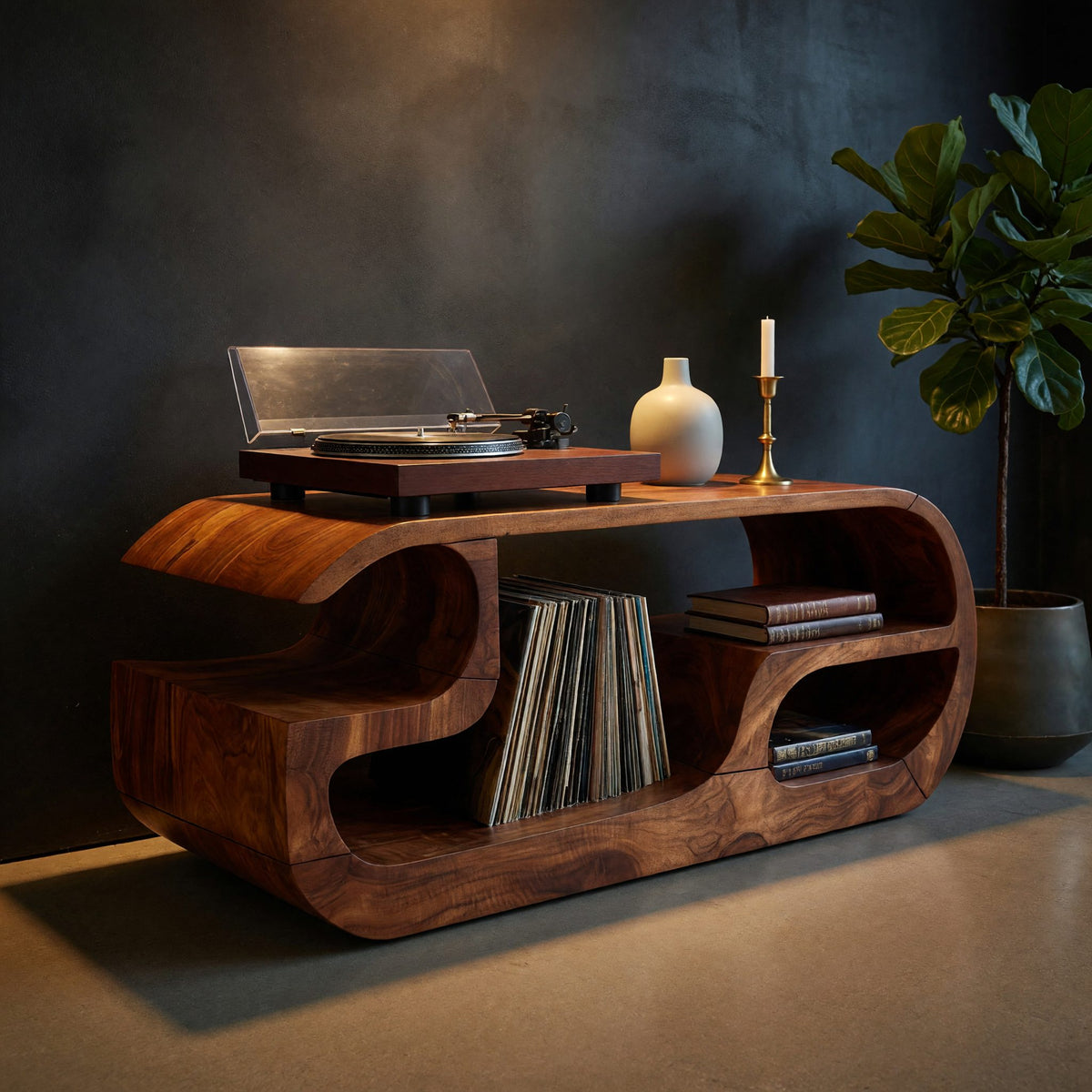 Natural wood grain detail