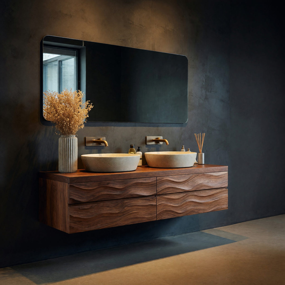 Natural wood grain detail