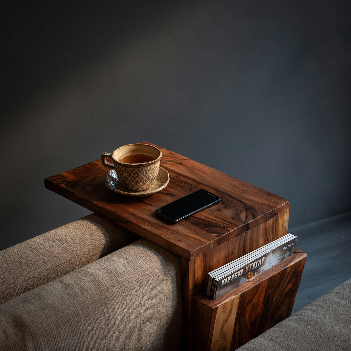 Natural wood grain detail