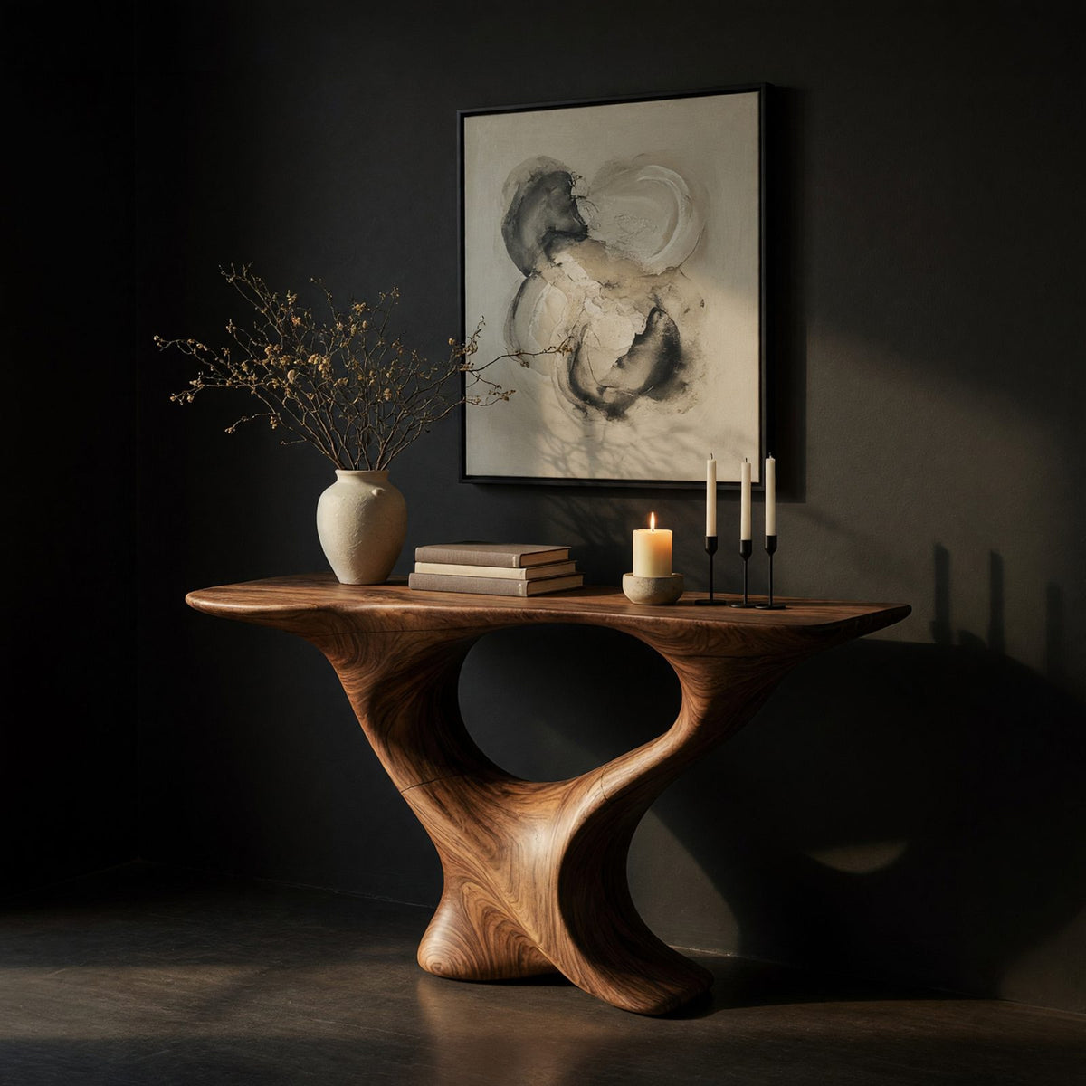 Natural wood grain detail