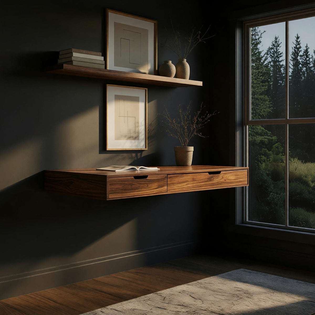Natural wood grain detail