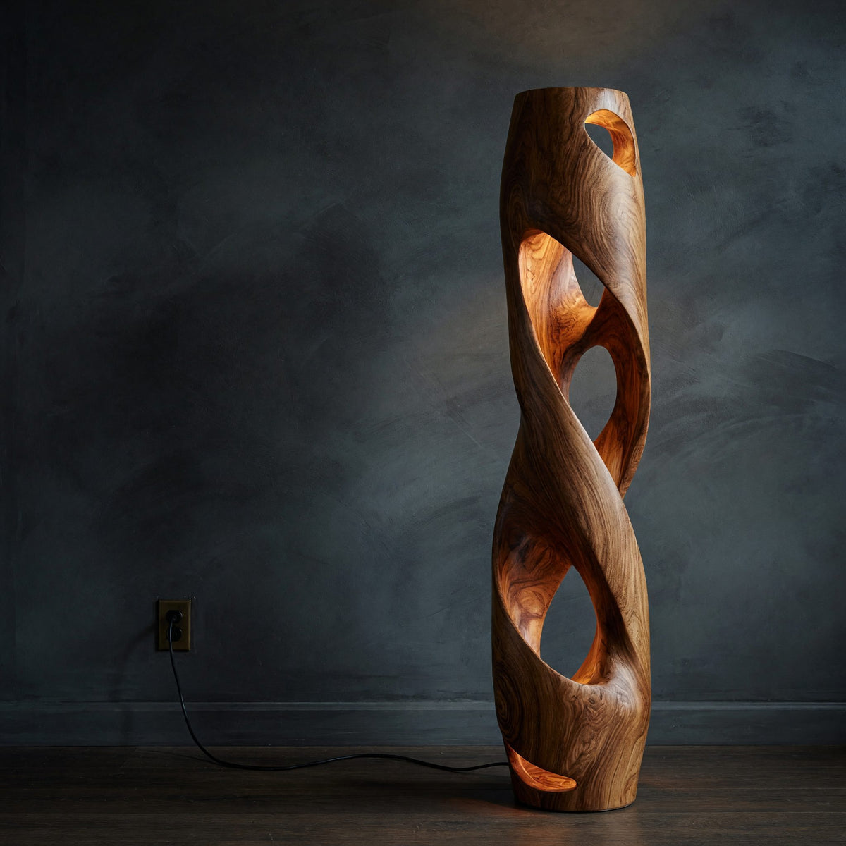 Natural wood grain detail