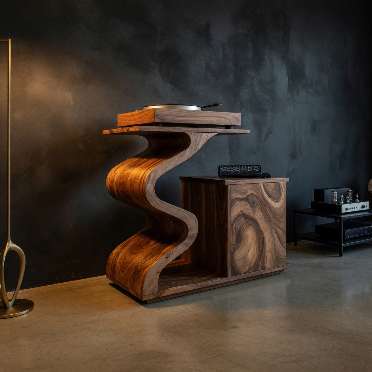 Natural wood grain detail