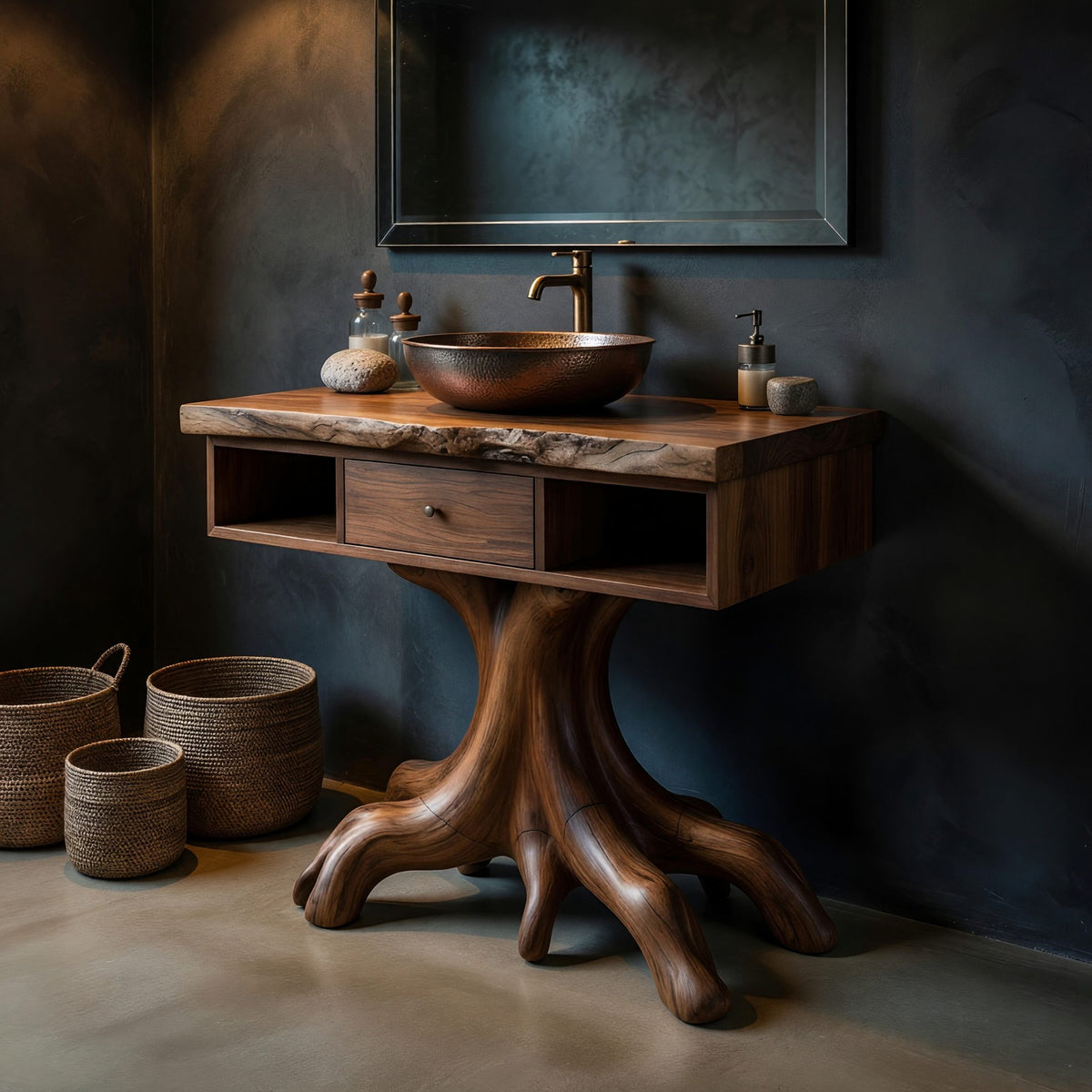 Natural wood grain detail