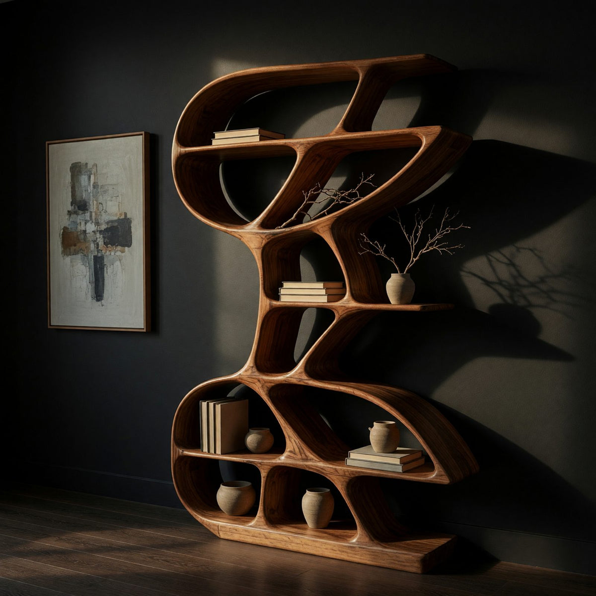 Natural wood grain detail